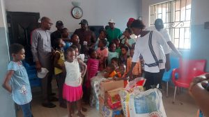 Visitation of motherless baby home at Igbogene, Bayelsa State.