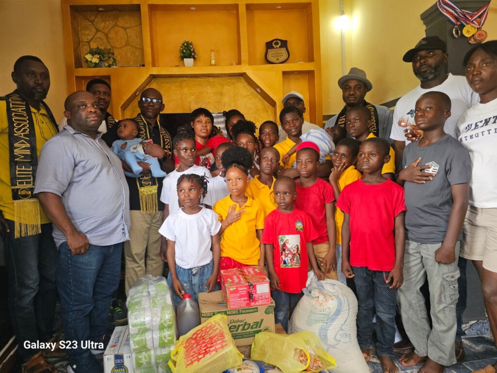 Orphanage visit in Nigeria by Elite Minds Association
