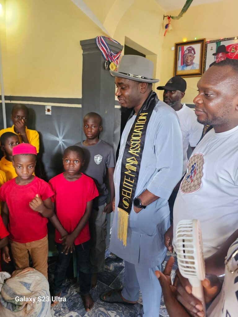 Orphanage visit in Nigeria by Elite Minds Association