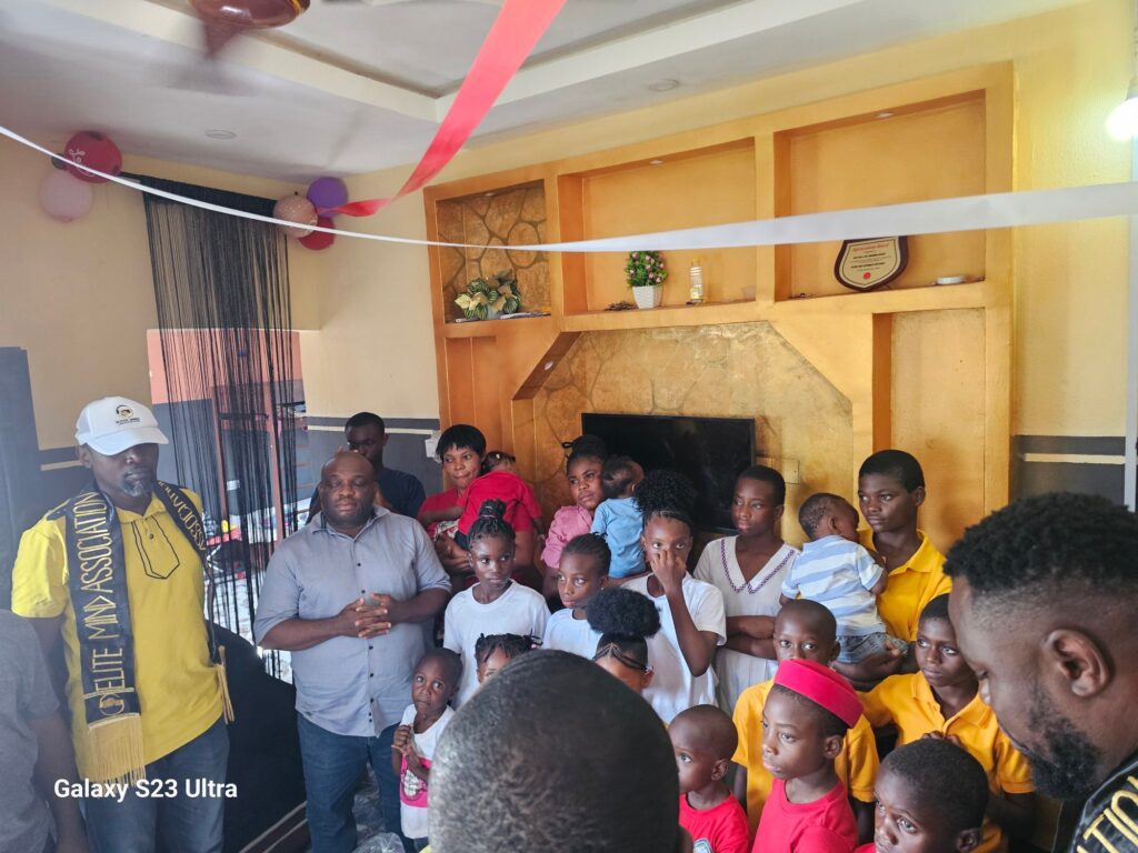 Orphanage visit in Nigeria by Elite Minds Association