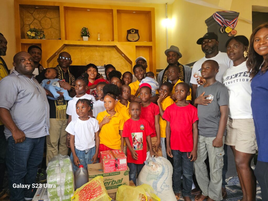 Orphanage visit in Nigeria by Elite Minds Association