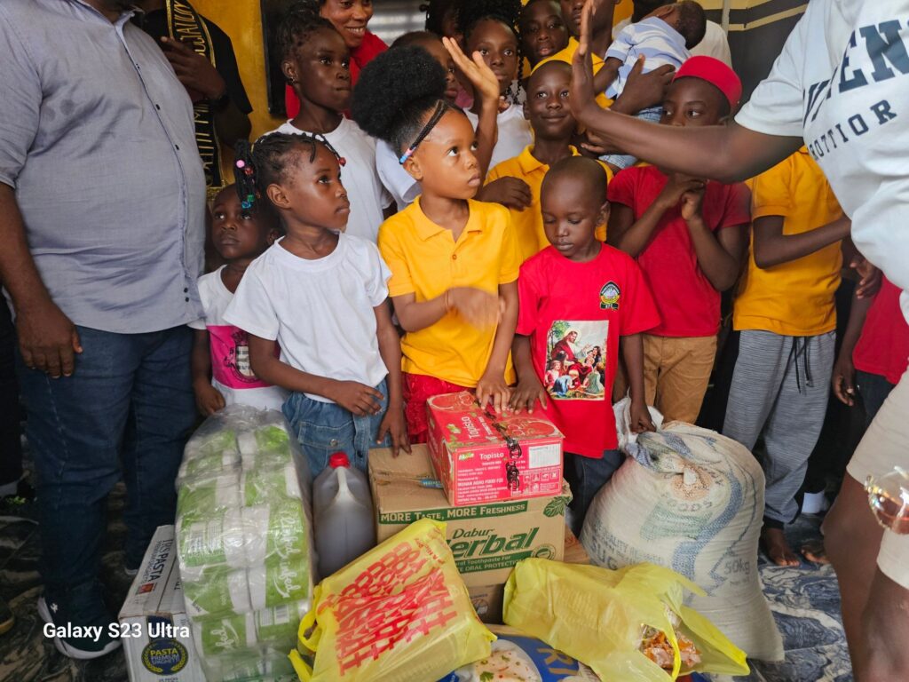 Orphanage visit in Nigeria by Elite Minds Association