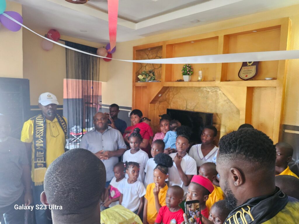 Orphanage visit in Nigeria by Elite Minds Association